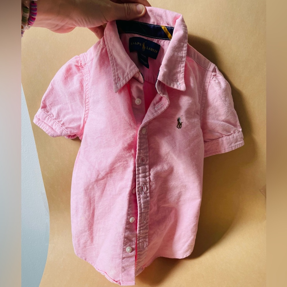 Toddler Ralph Lauren 2T Pink button down